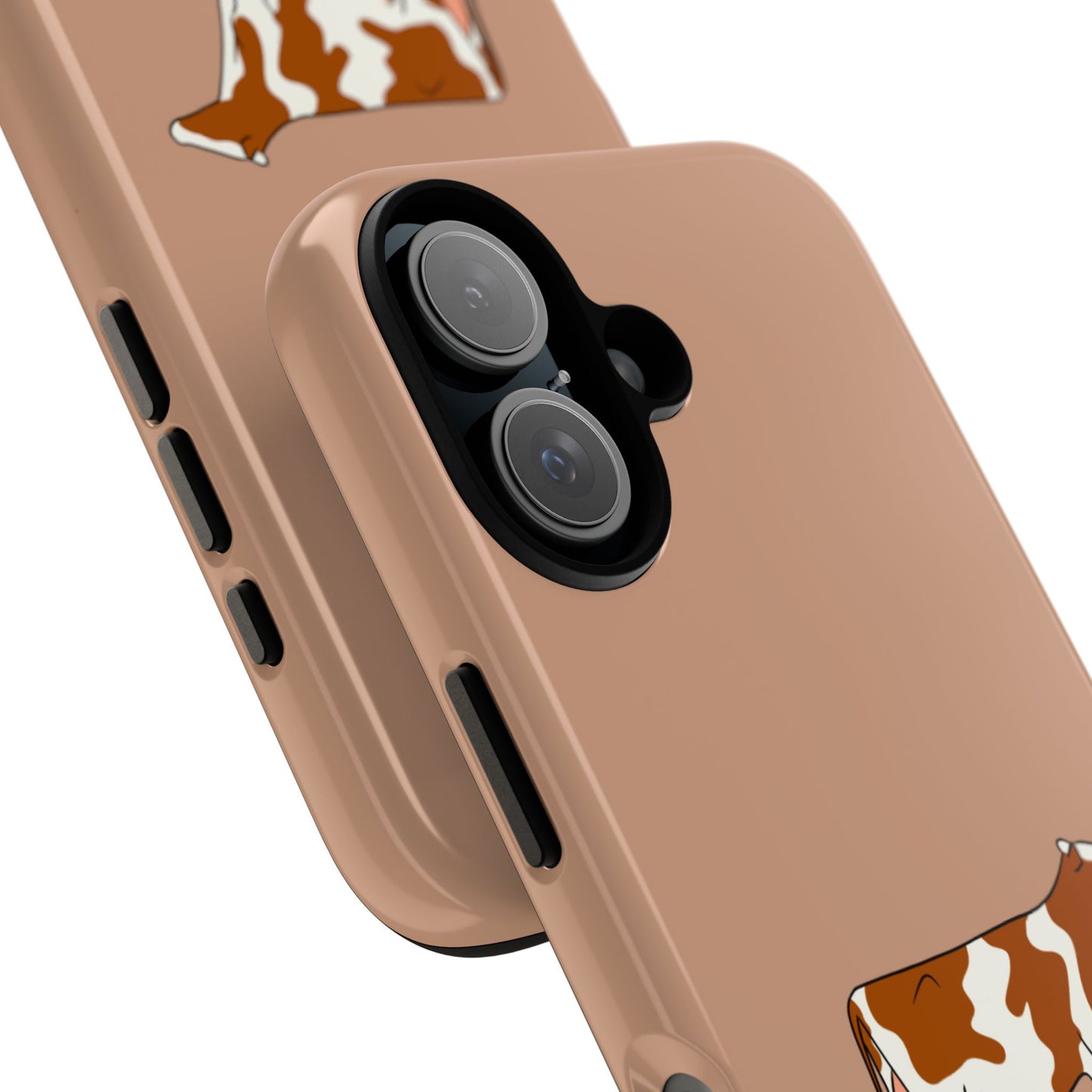 Red and white Holstein case