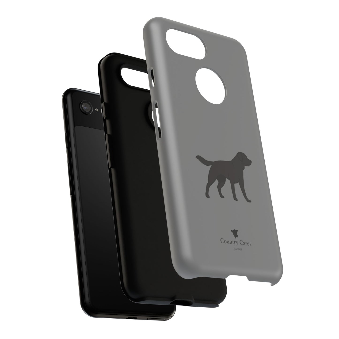 Android black Labrador case