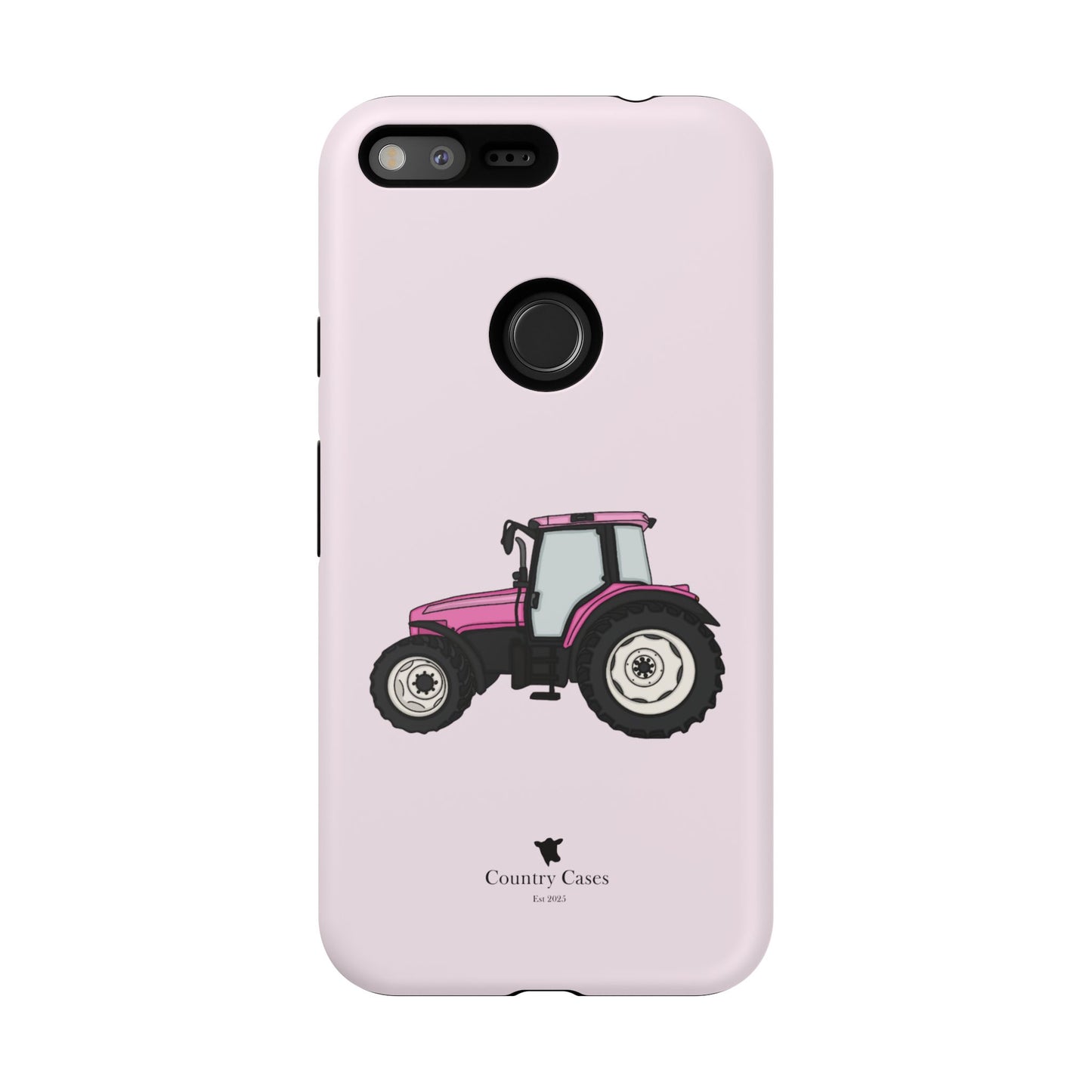 Android pink tractor case