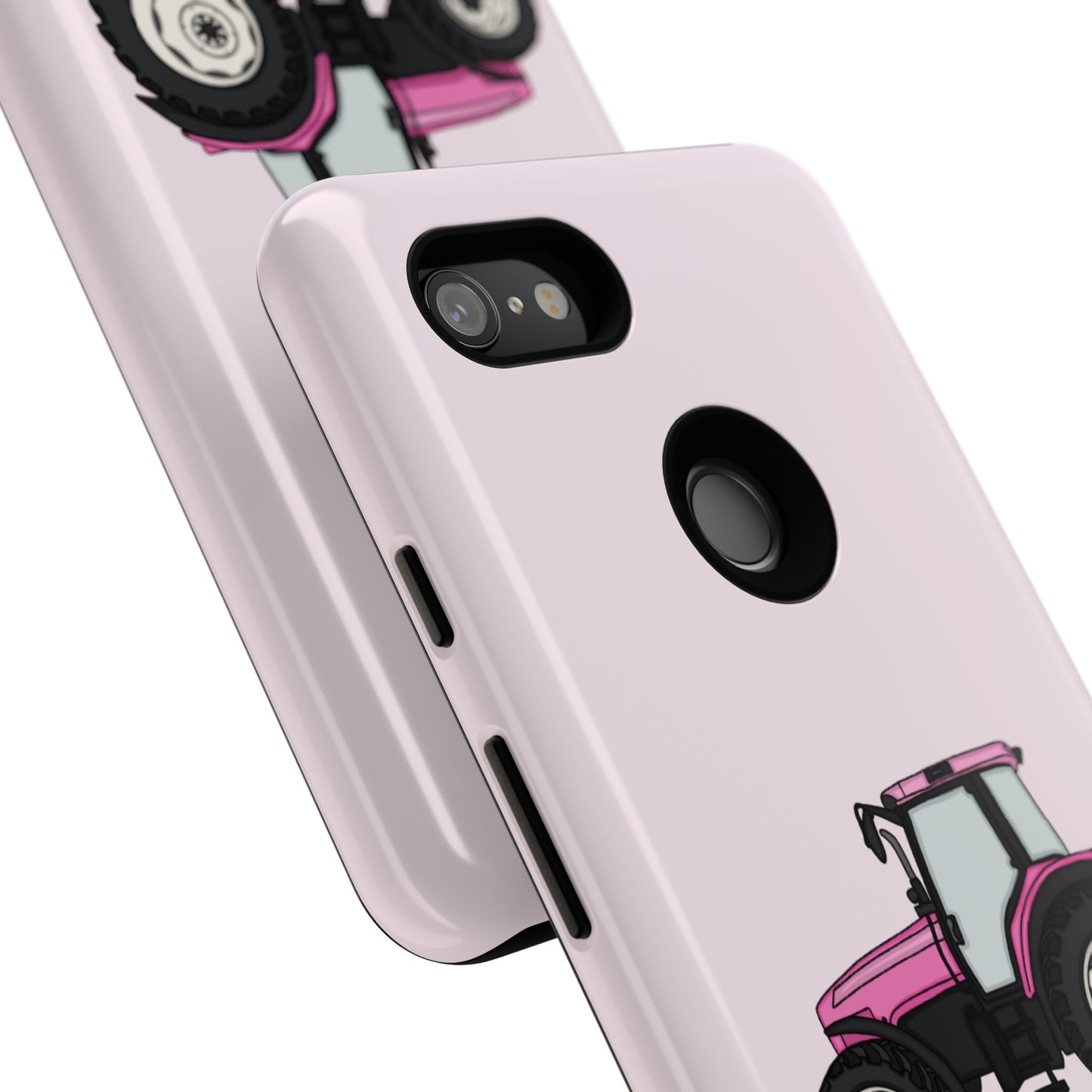 Android pink tractor case
