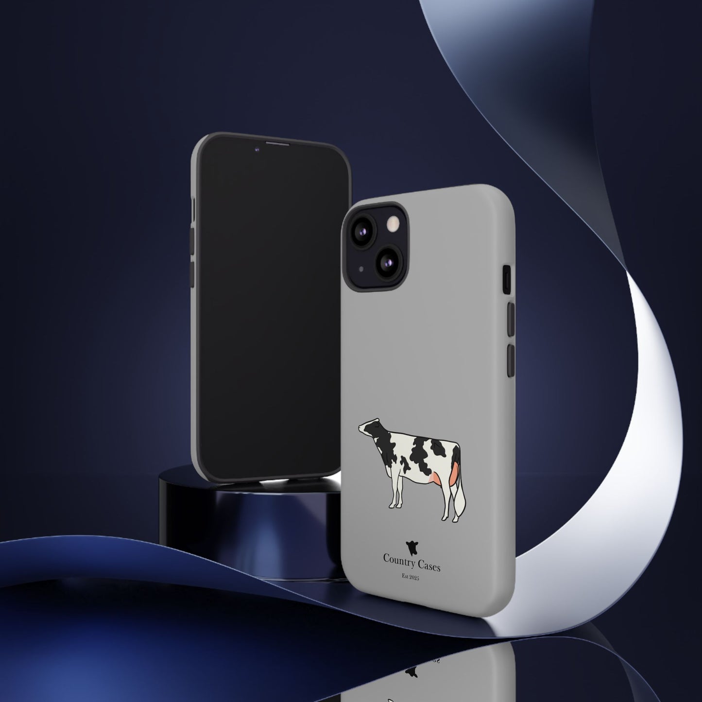 Black and white Holstein case