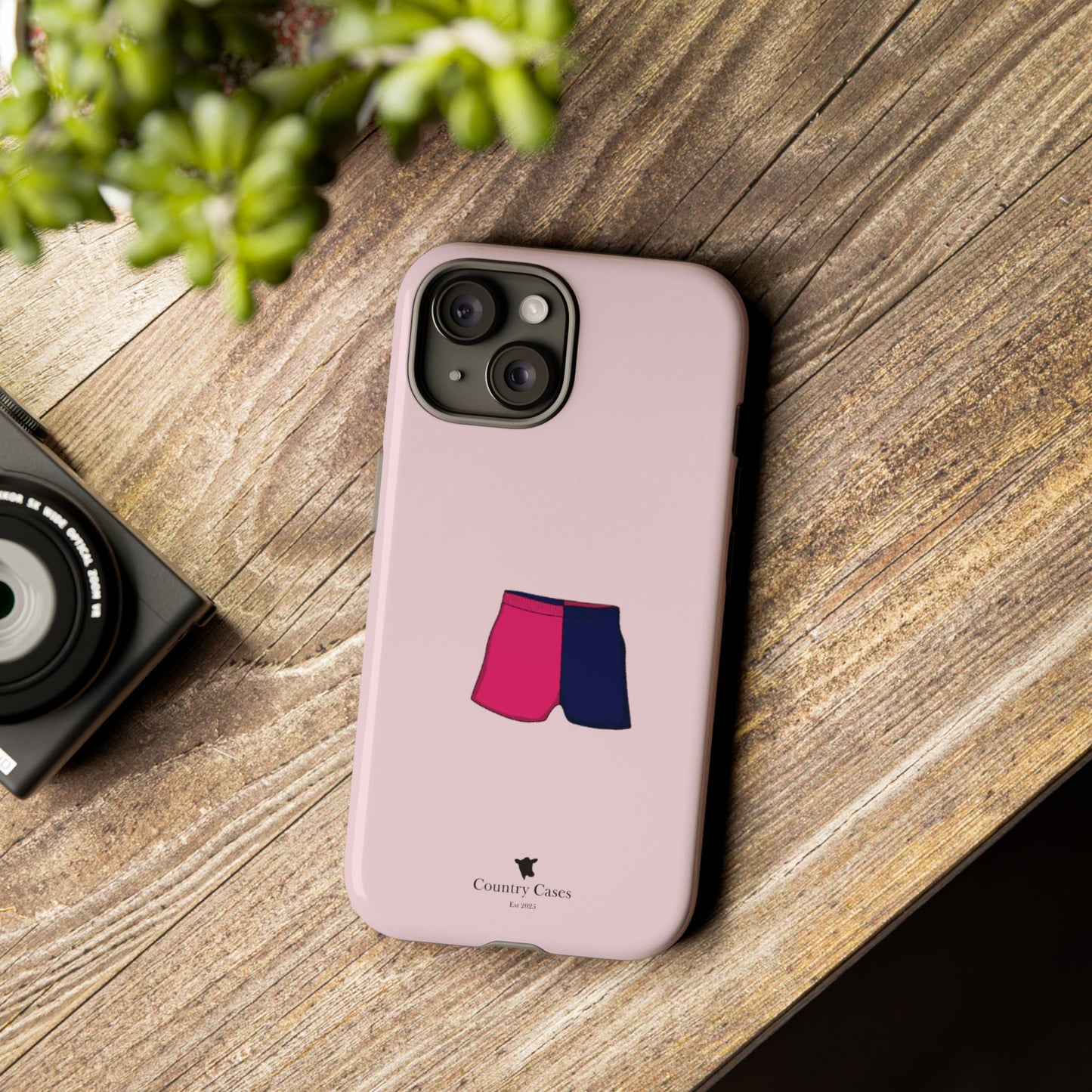 Two toned short phone case