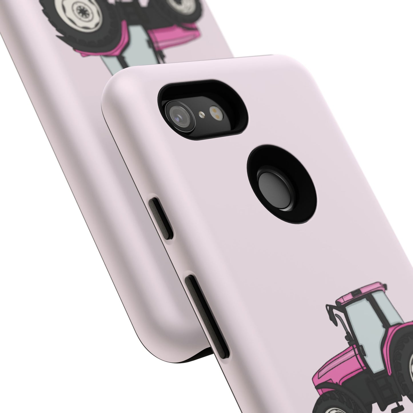 Android pink tractor case