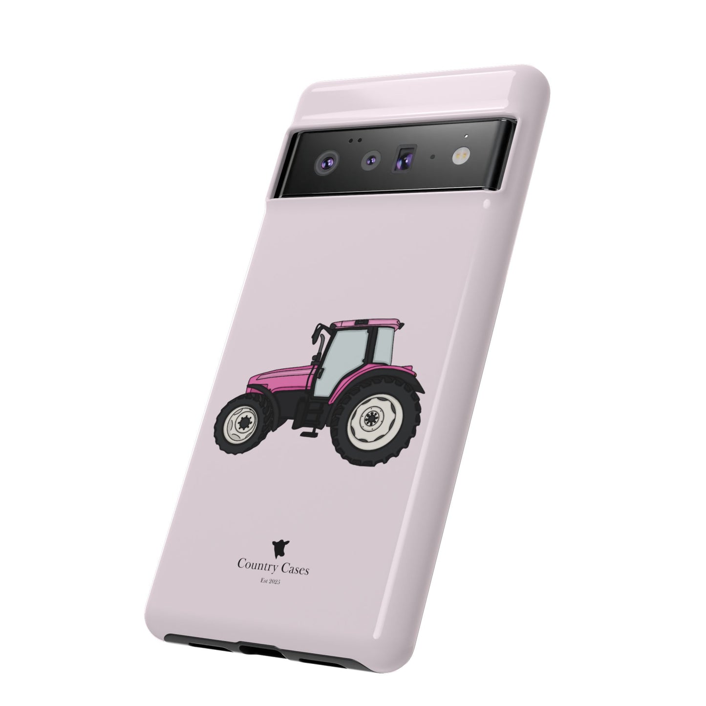 Android pink tractor case