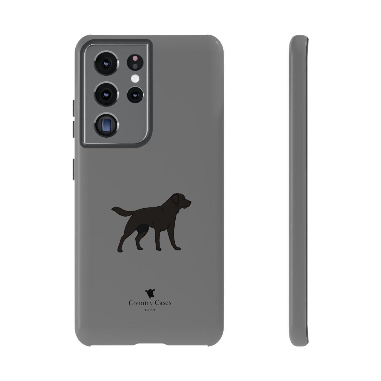 Android black Labrador case