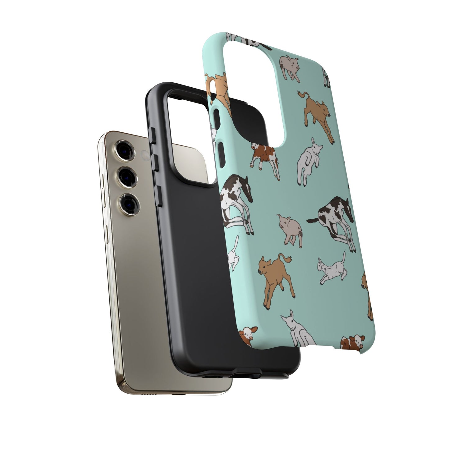 Android farmyard Freinds Blue Case