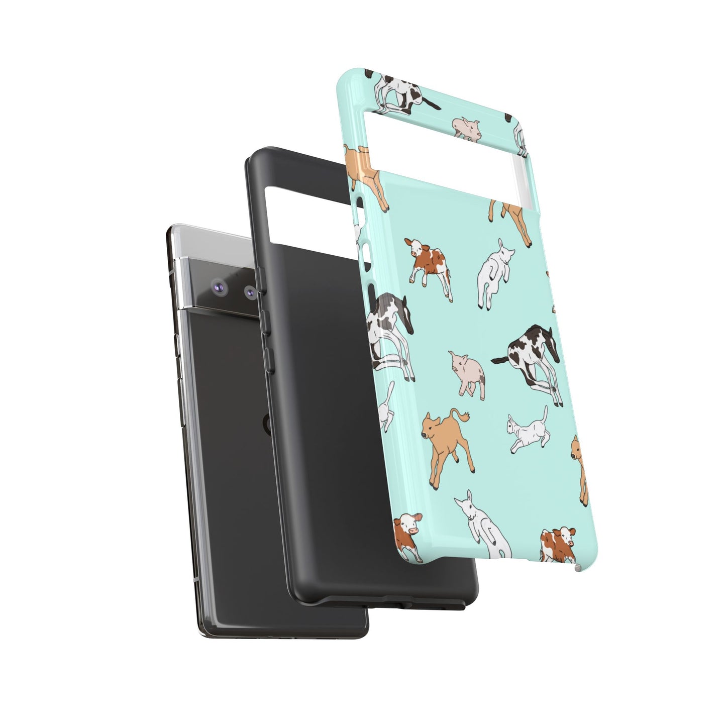 Android farmyard Freinds Blue Case