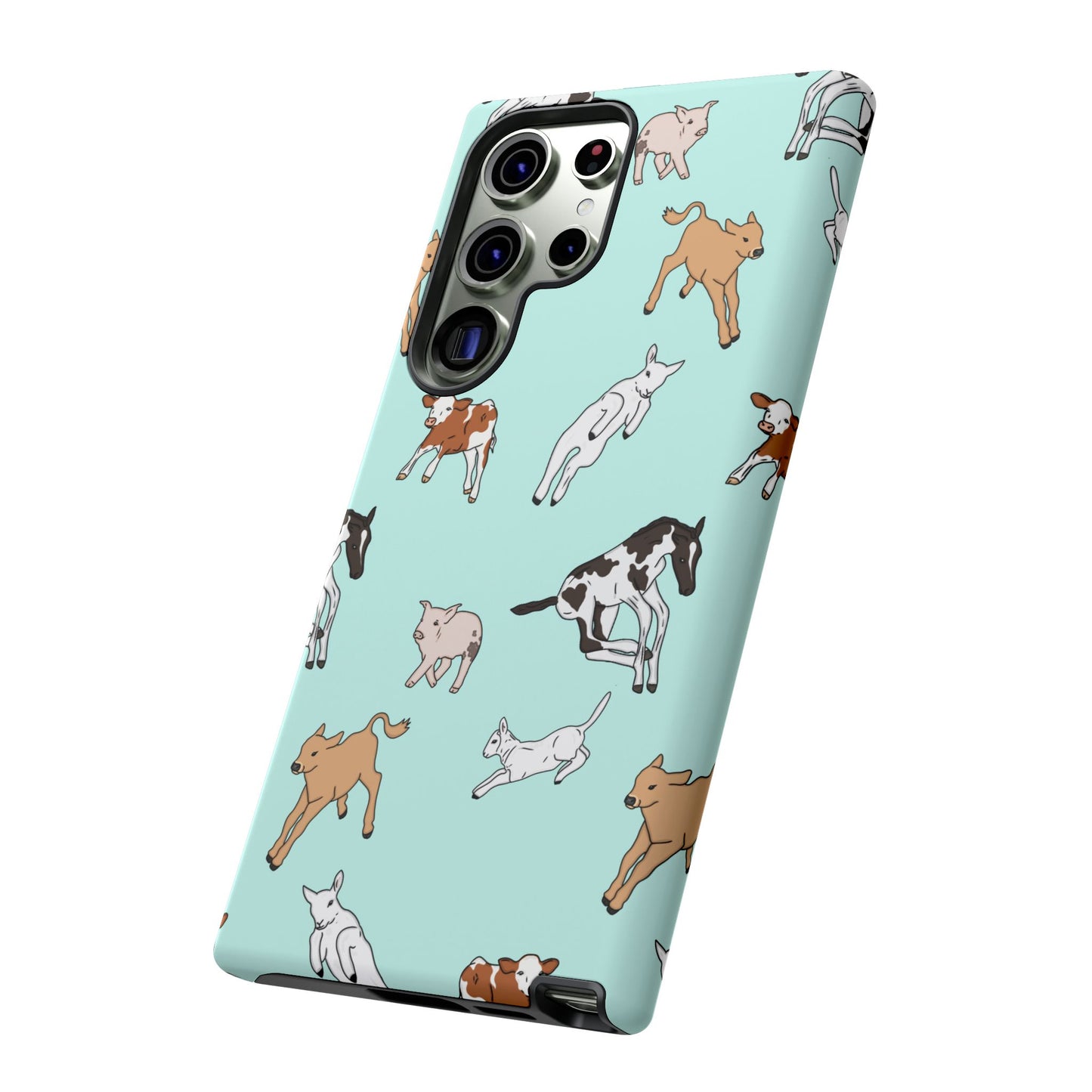 Android farmyard Freinds Blue Case