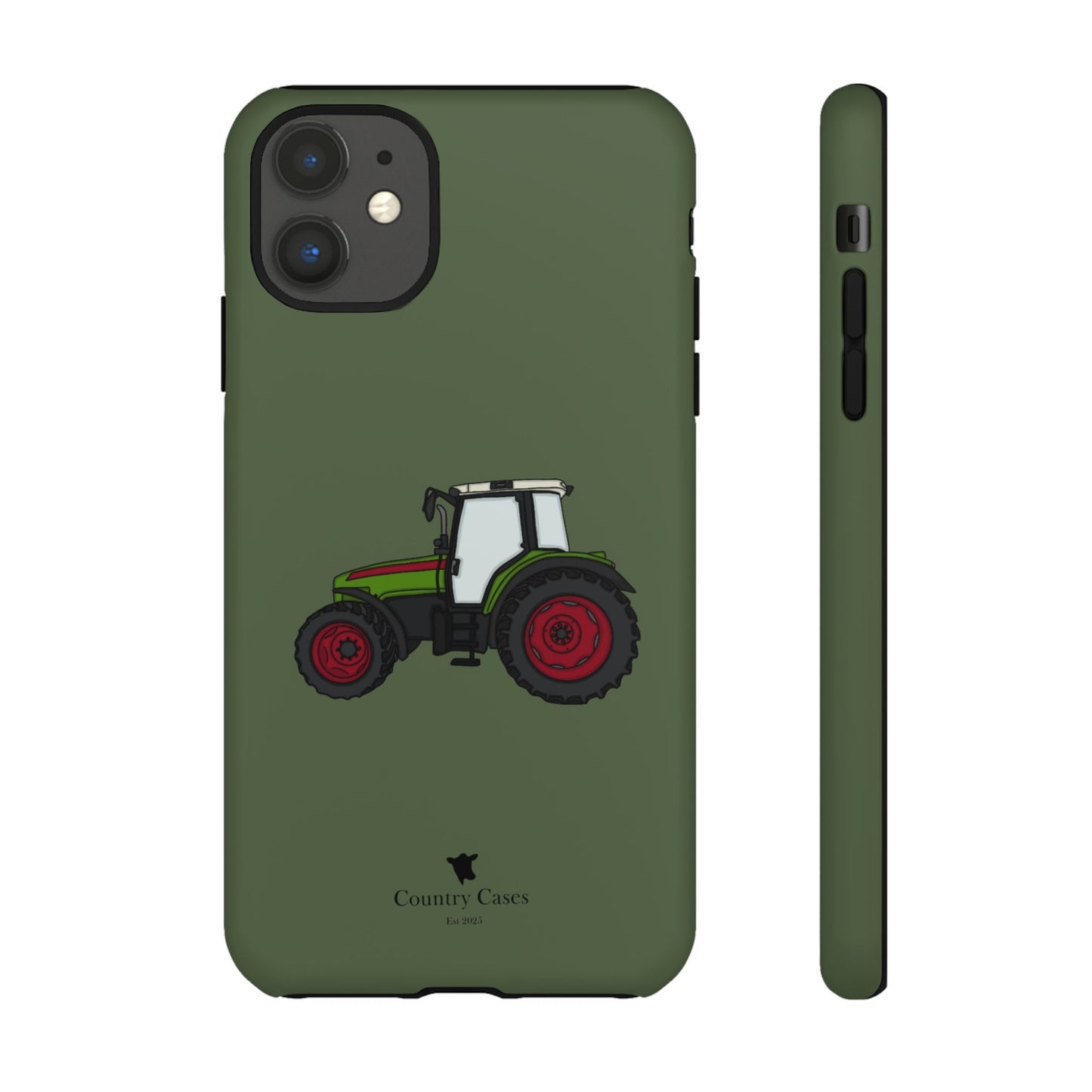 Green tractor case