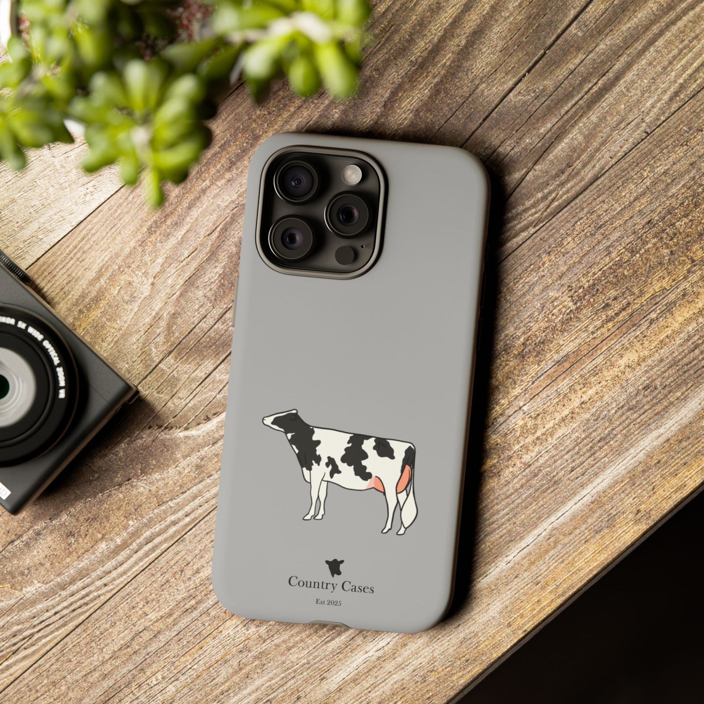 Black and white Holstein case