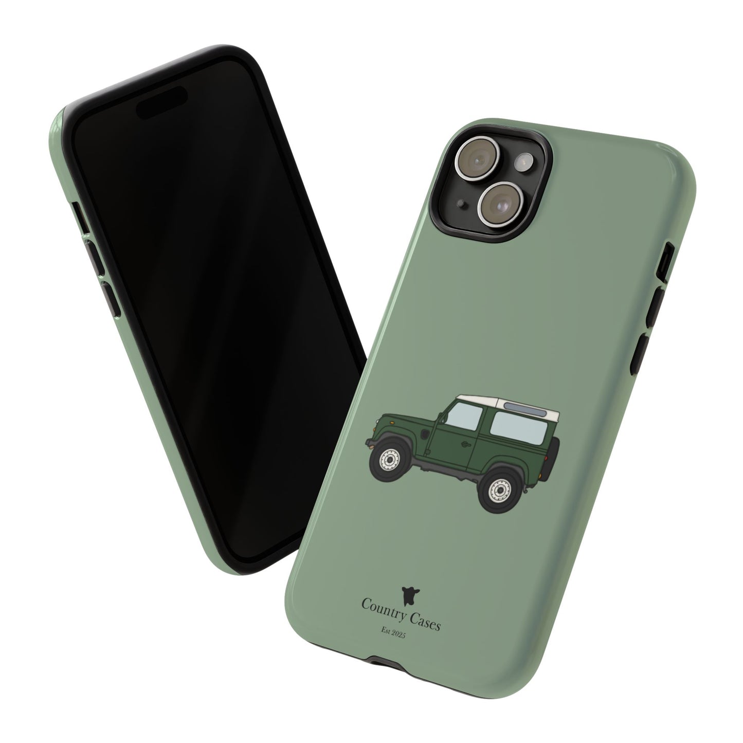 Green landy phone case