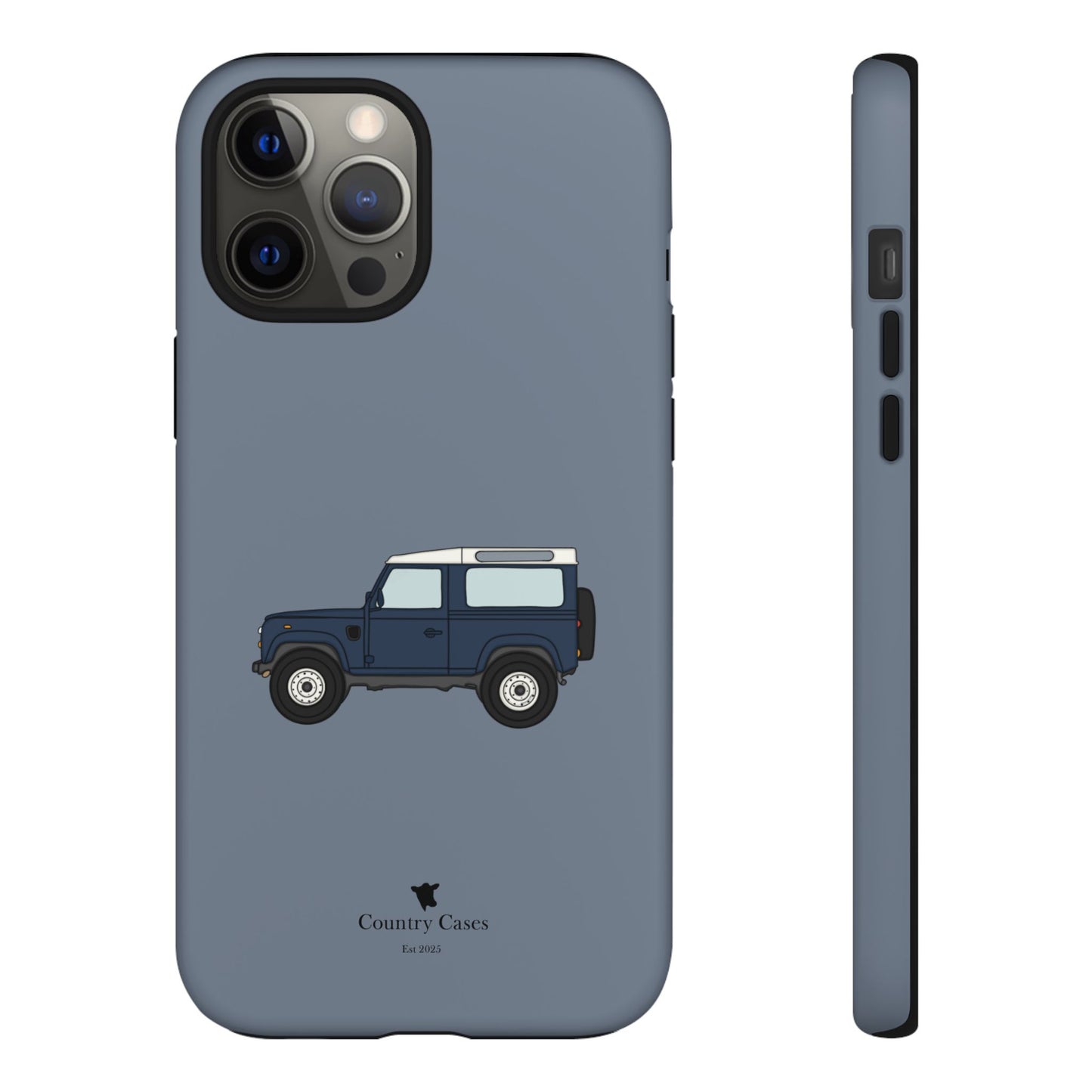 Blue landy phone case