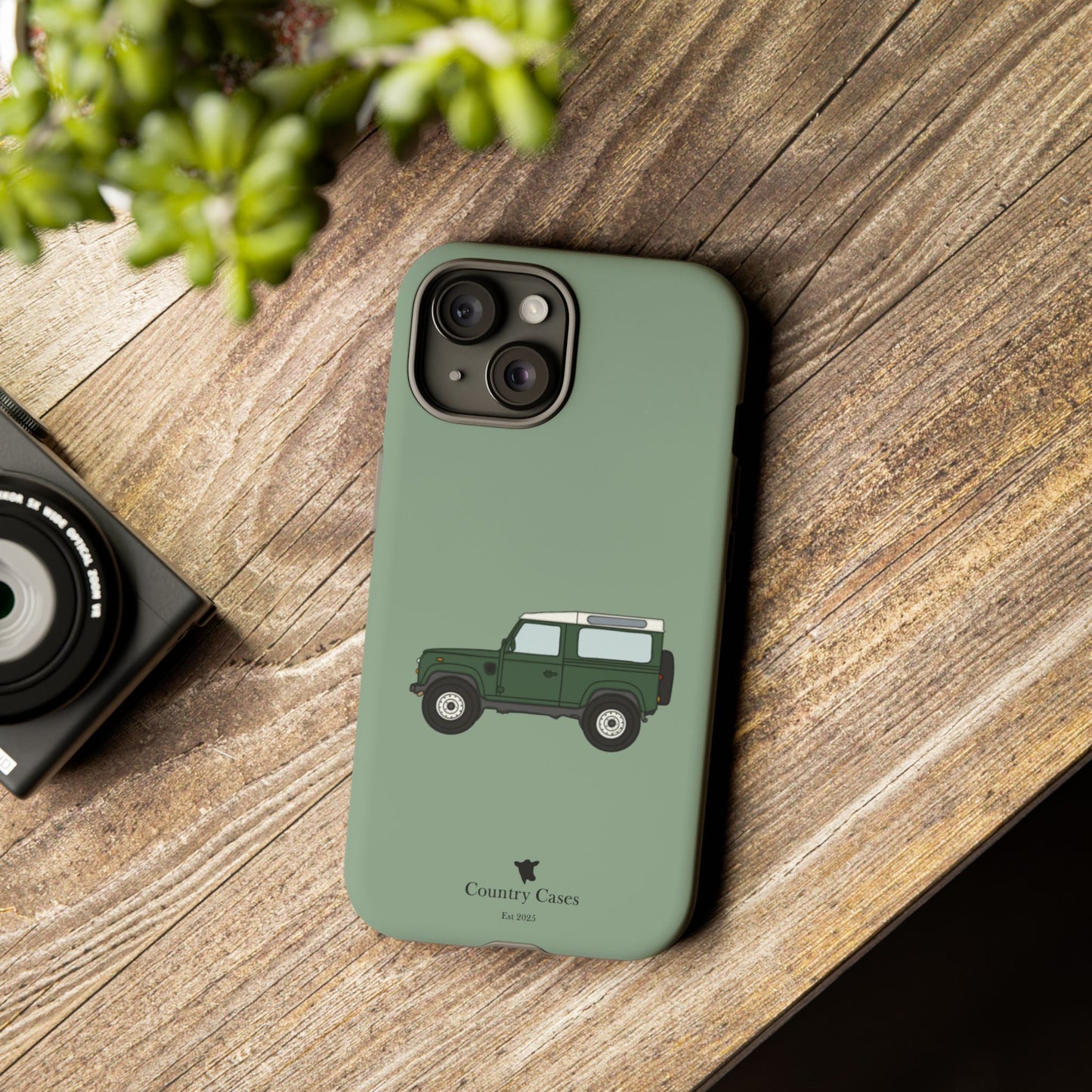 Green landy phone case