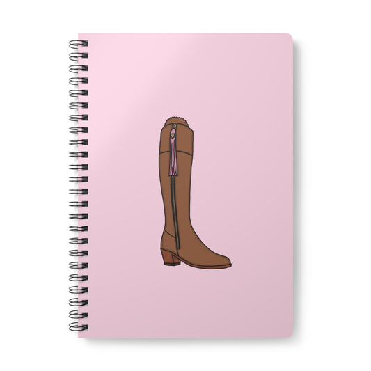 Pink country boot case