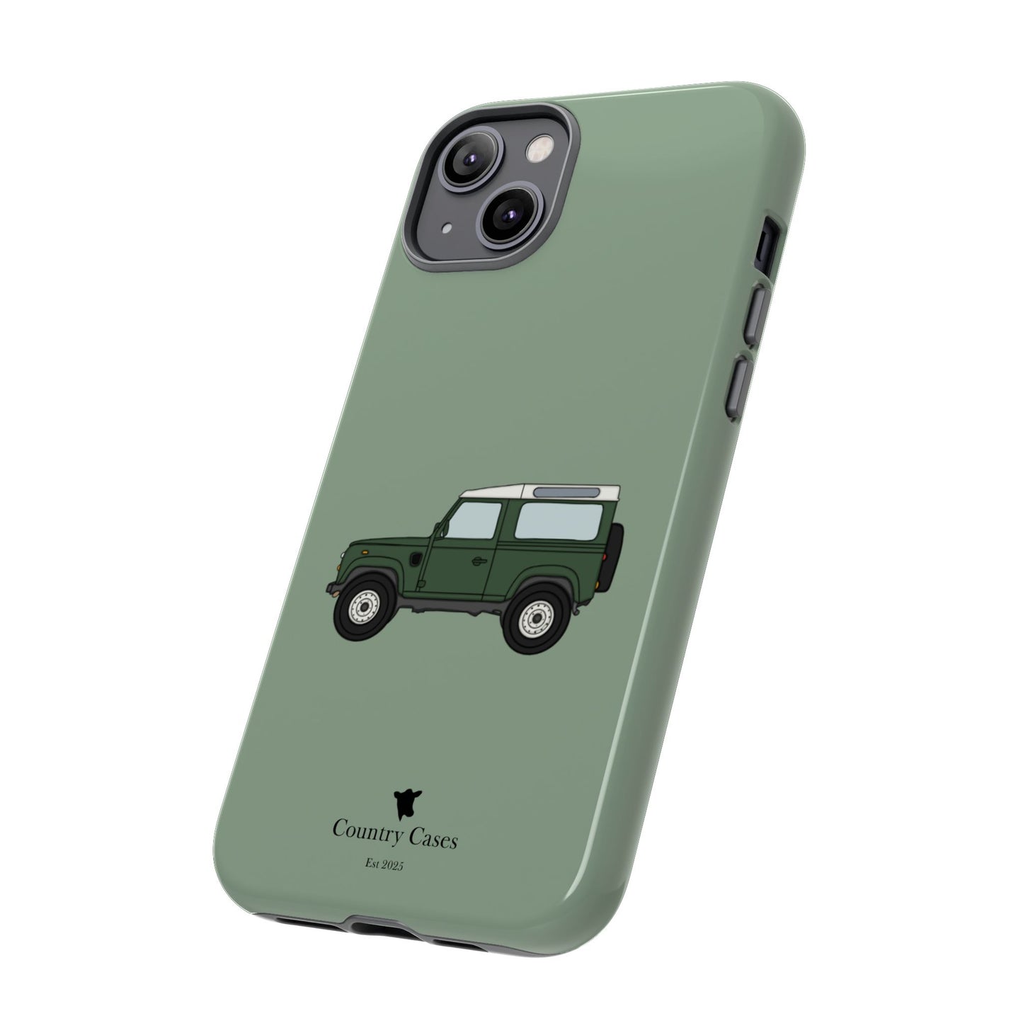 Green landy phone case