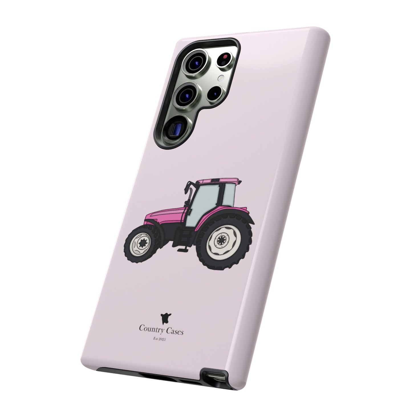 Android pink tractor case