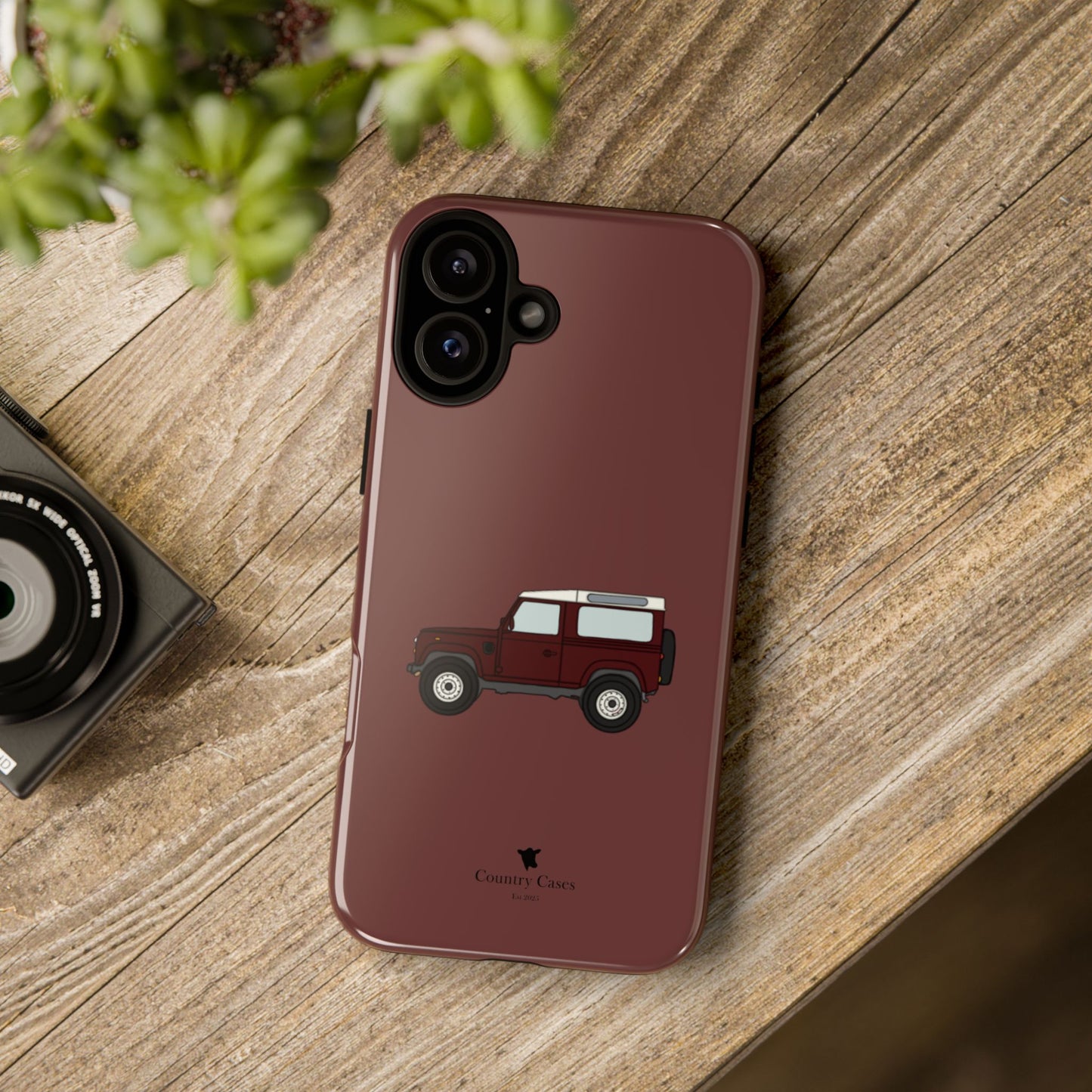Berry red landy case