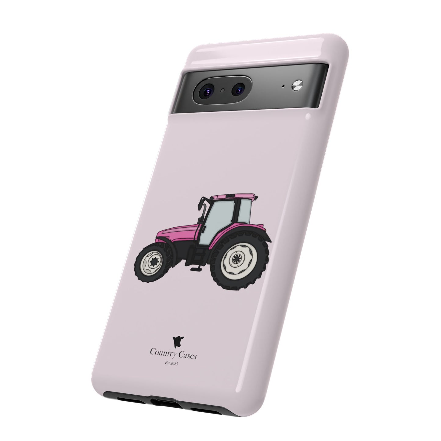 Android pink tractor case