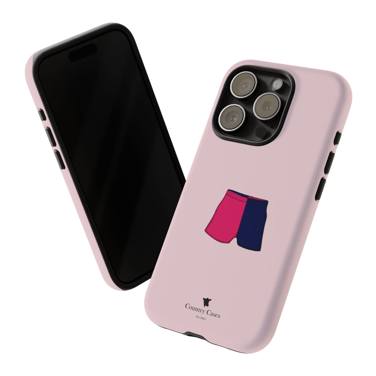 Two toned short phone case