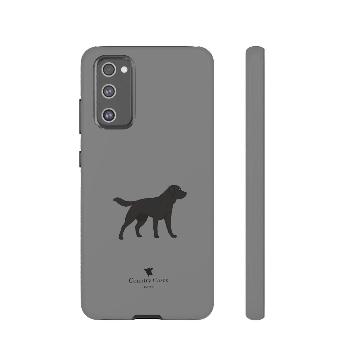 Android black Labrador case