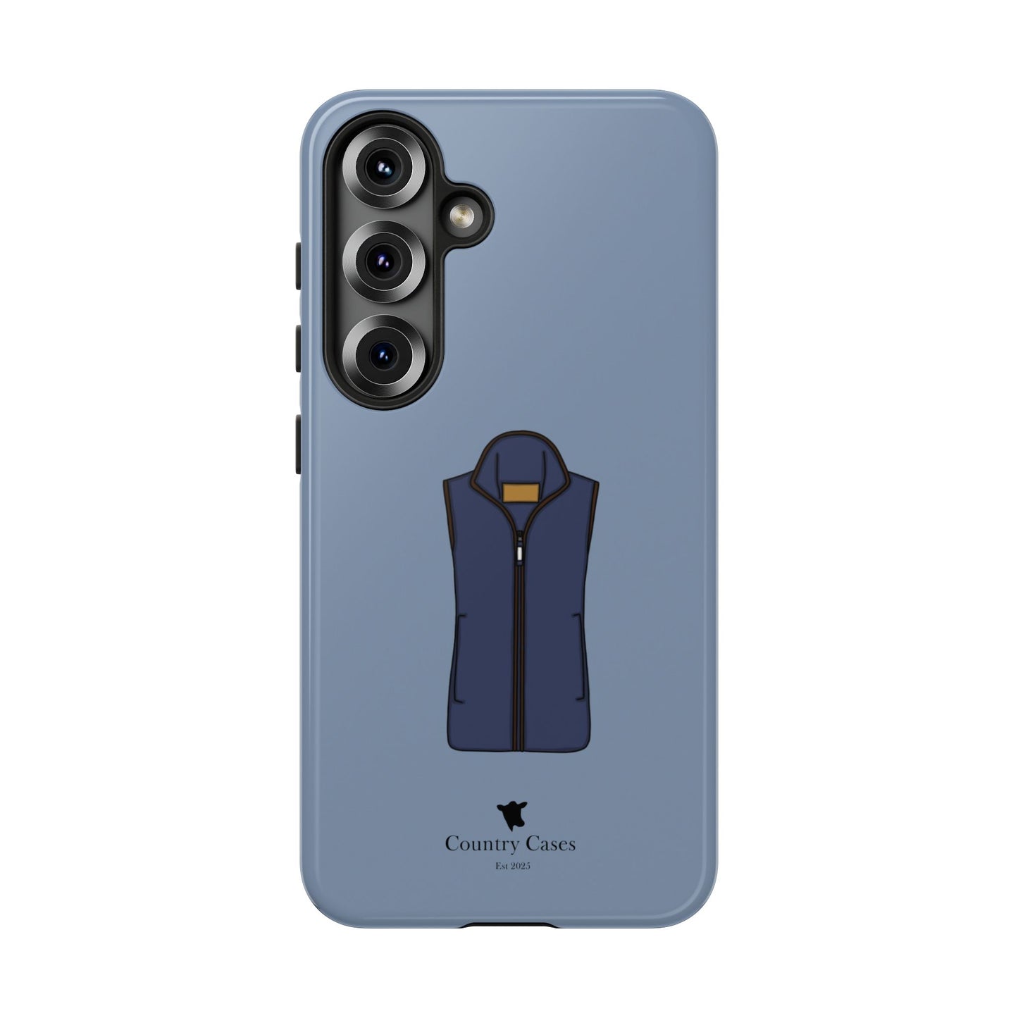 Android blue waistcoat case