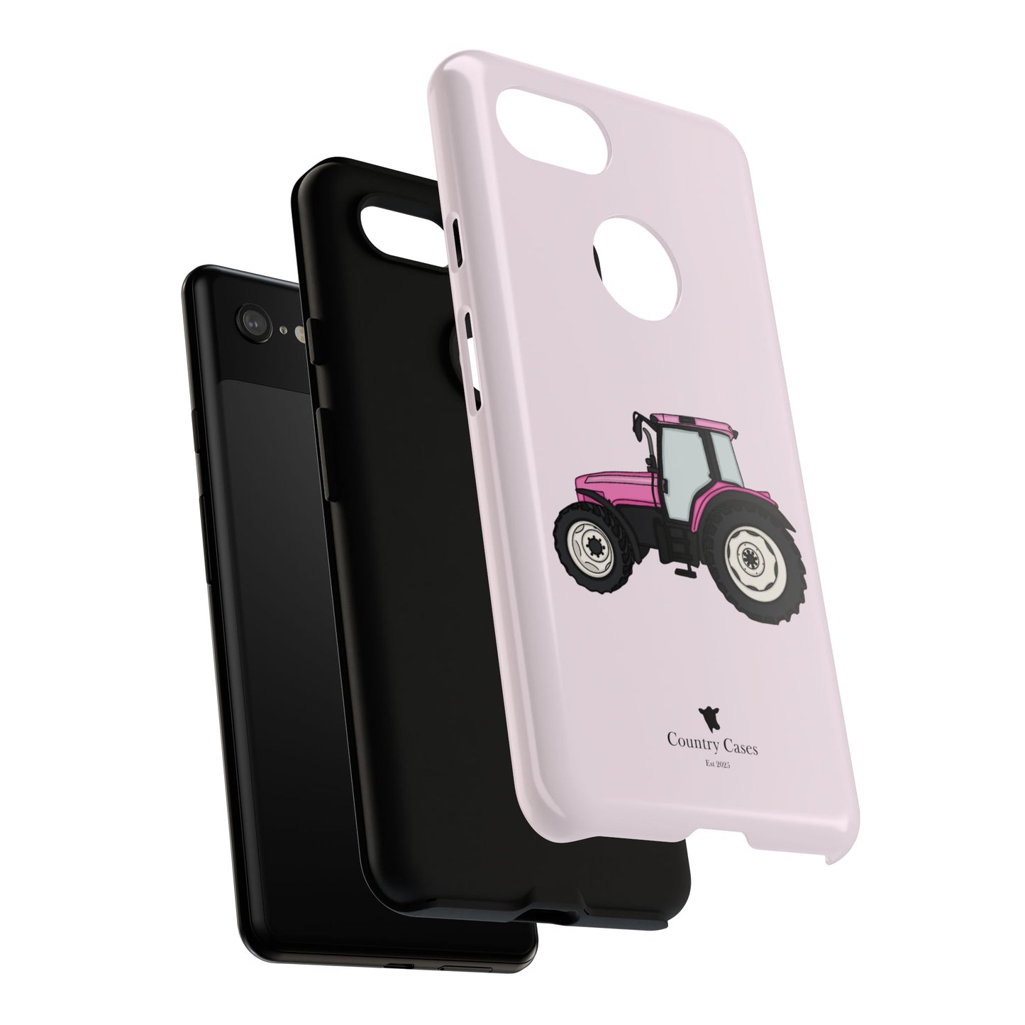 Android pink tractor case