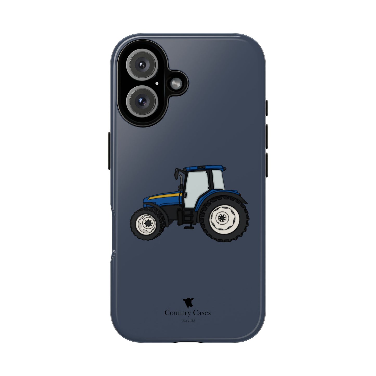 Blue tractor case