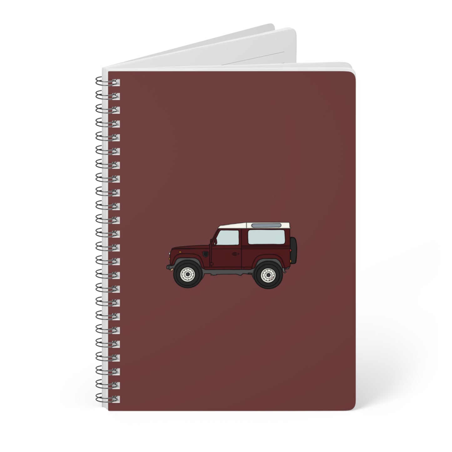 Berry red landy notebook