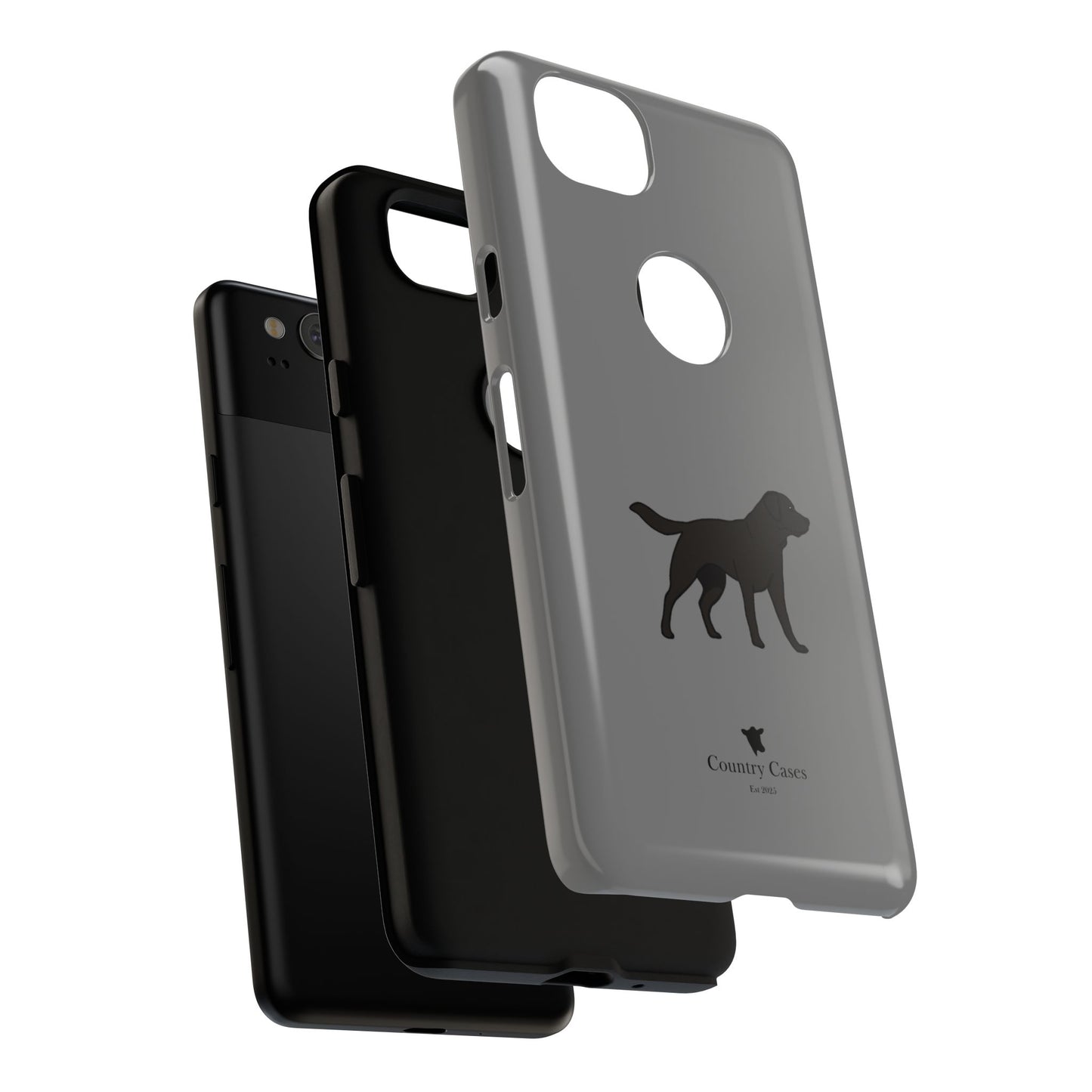 Android black Labrador case
