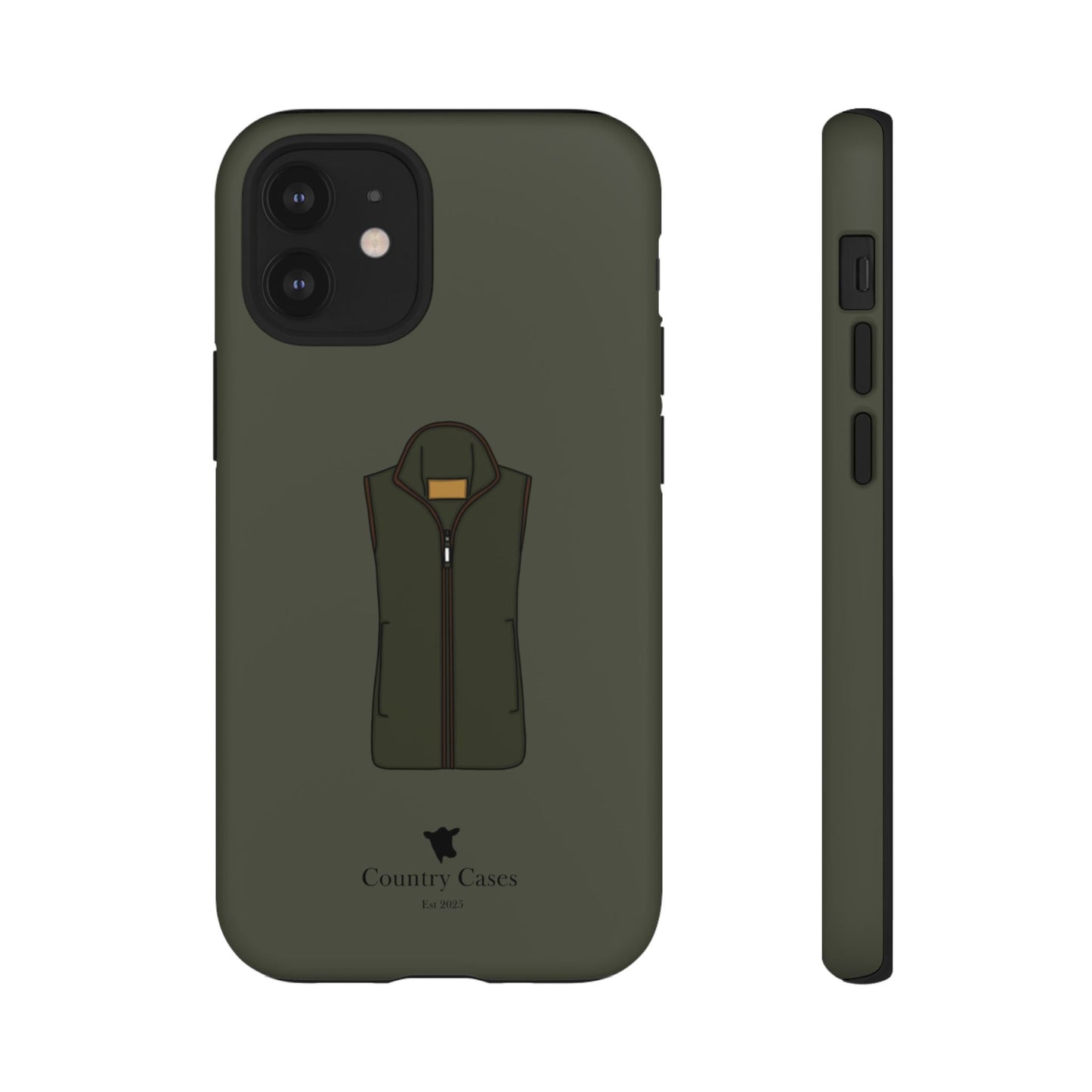 Green fleece case