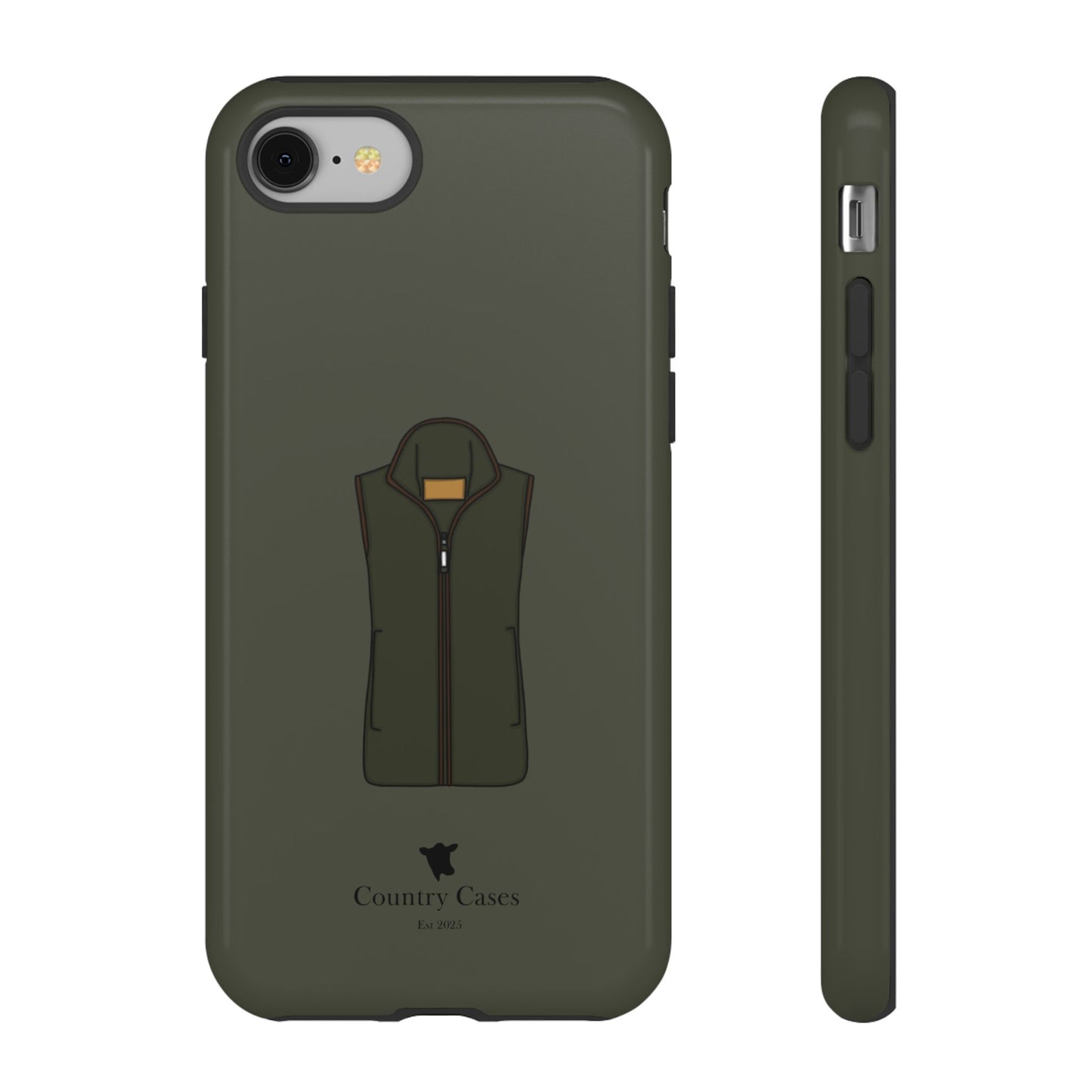 Green fleece case