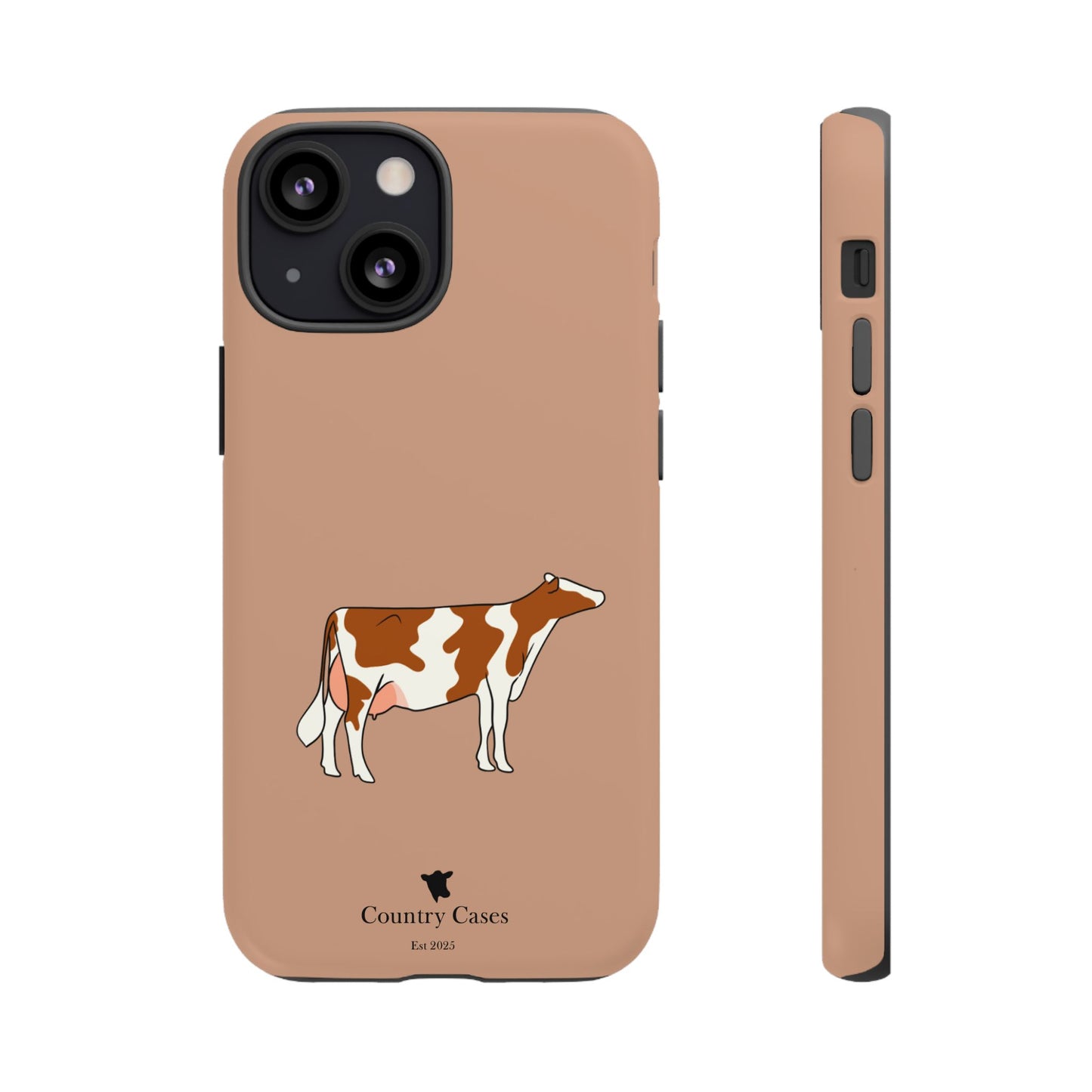 Red and white Holstein case