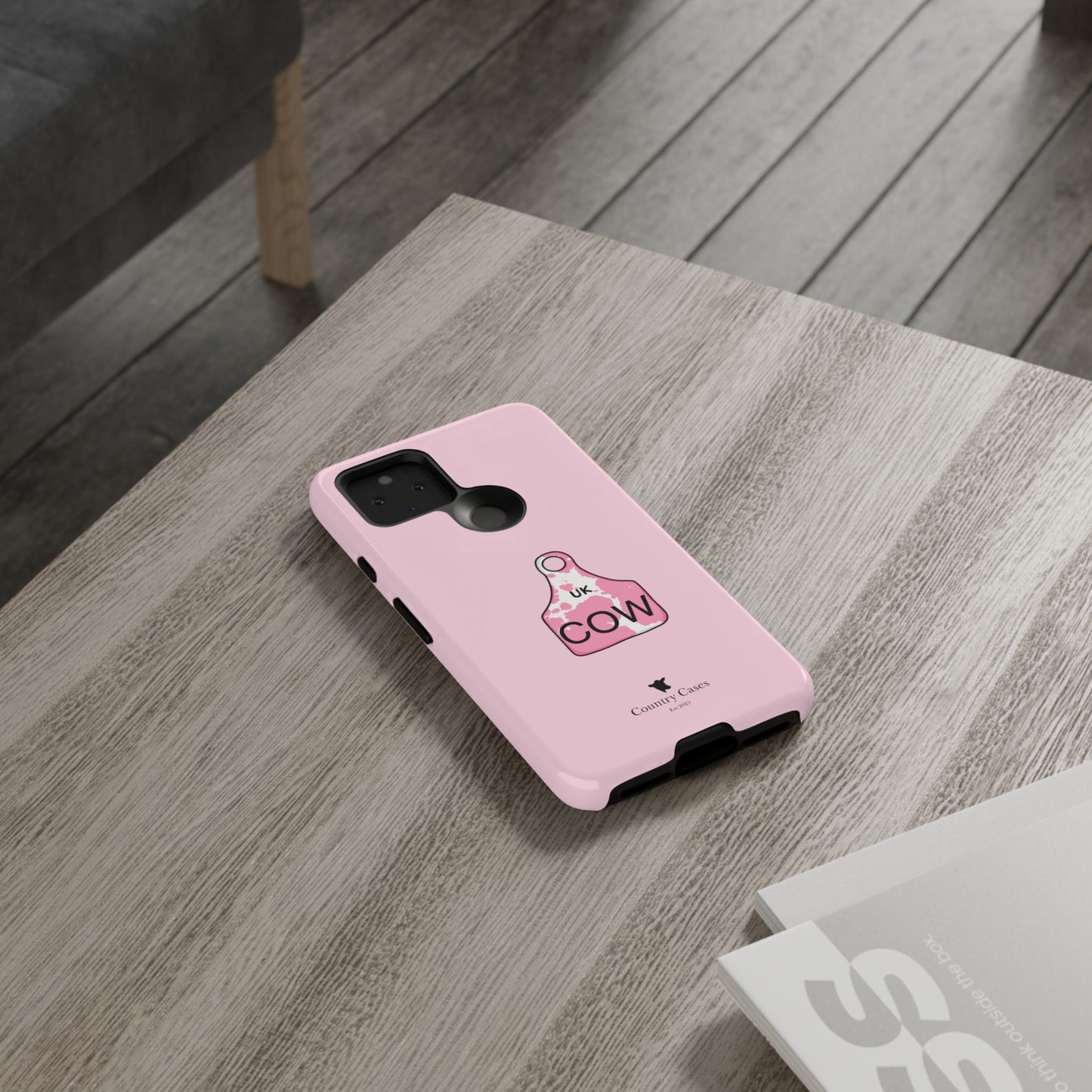 Android pink ear tag case