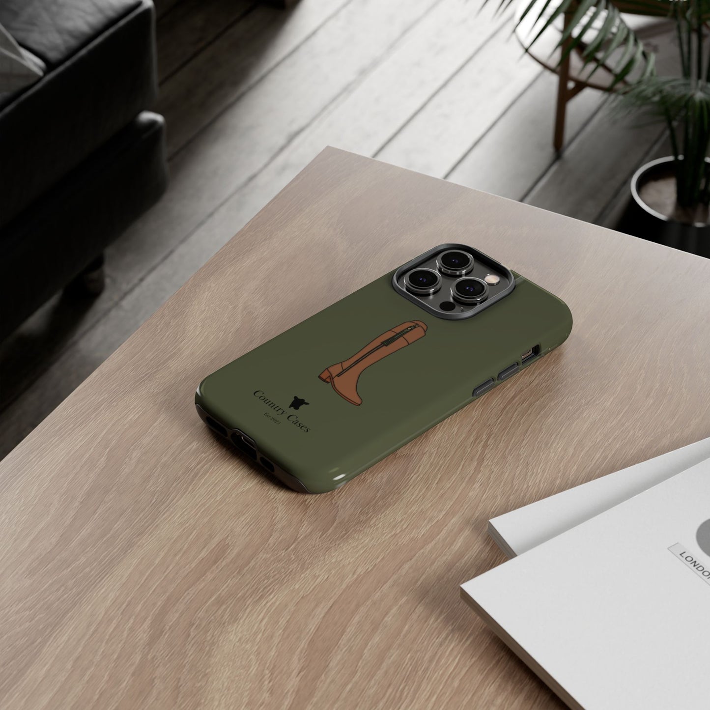 Green country boot case