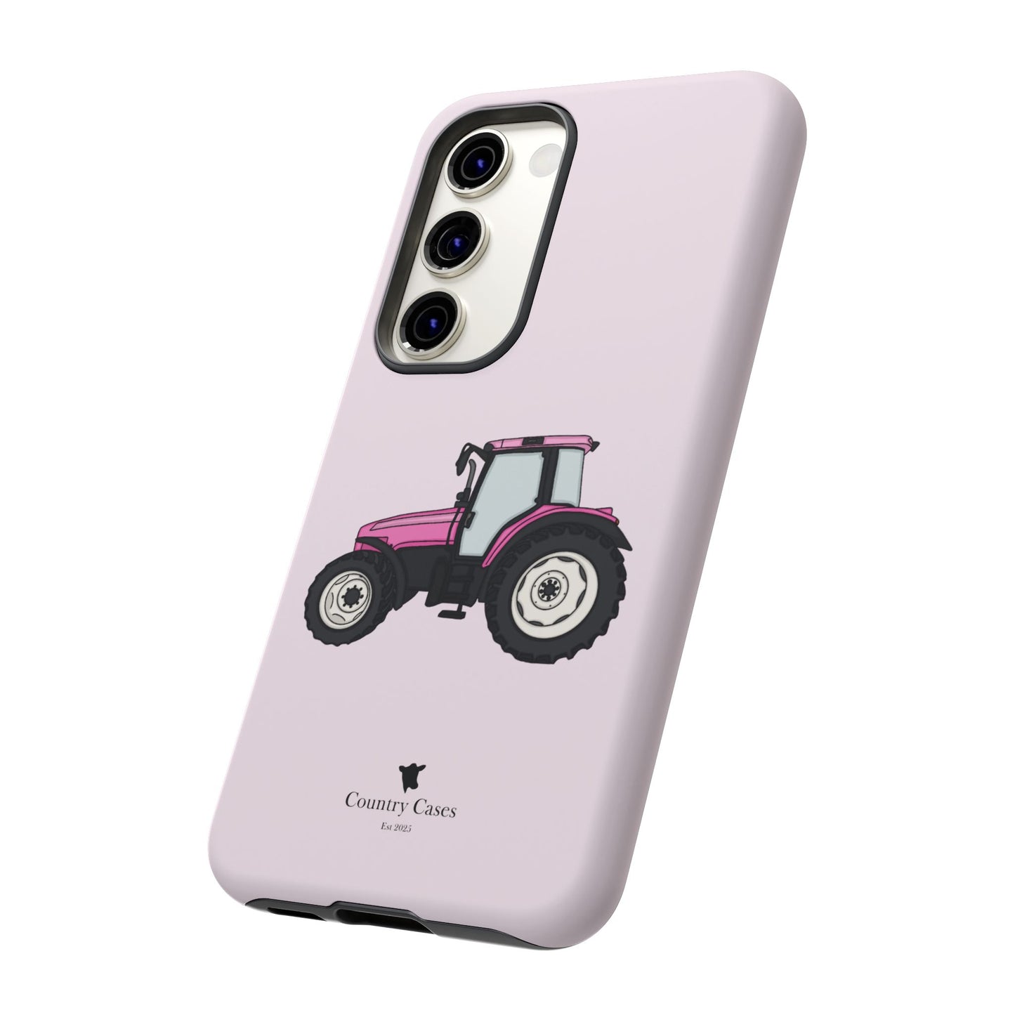 Android pink tractor case