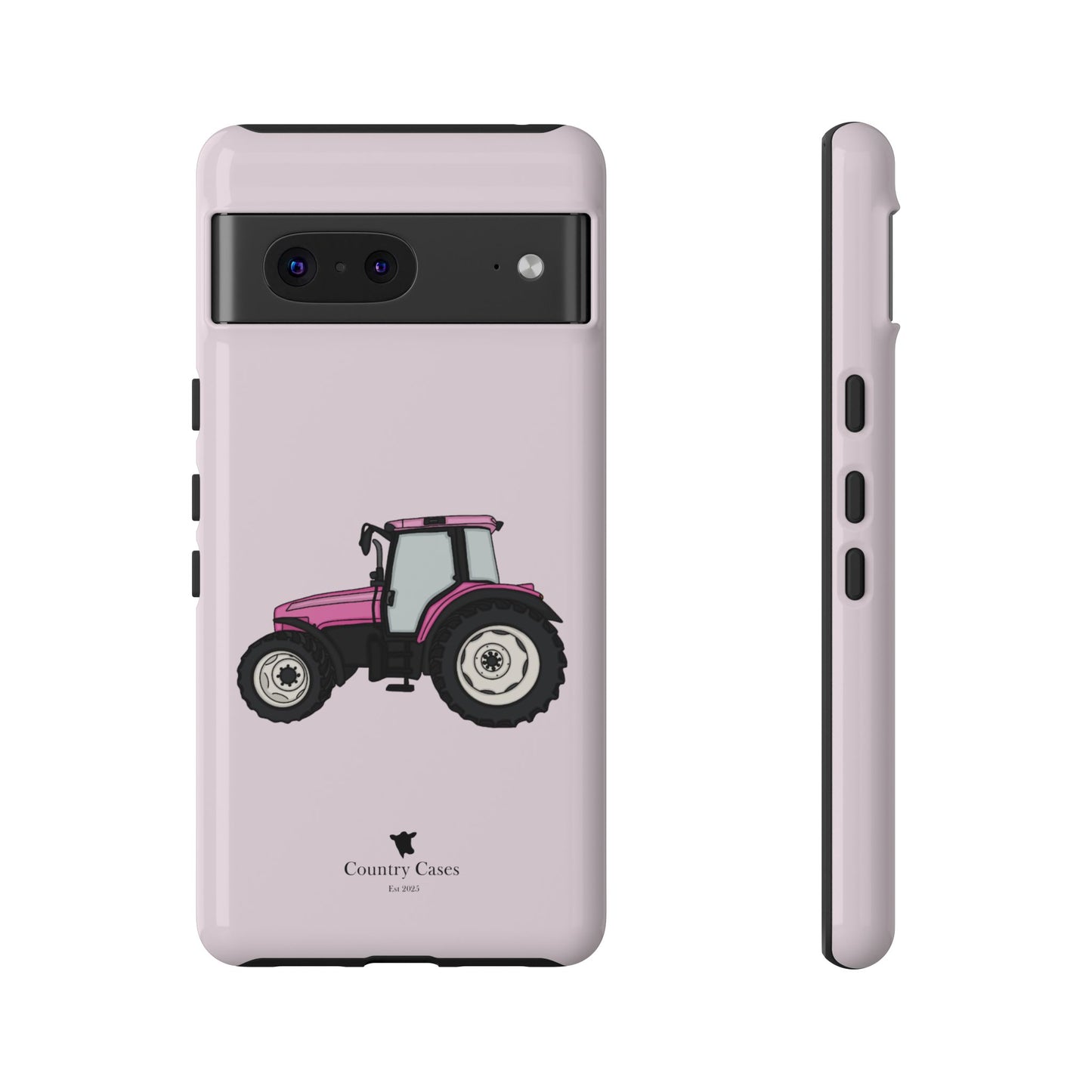 Android pink tractor case