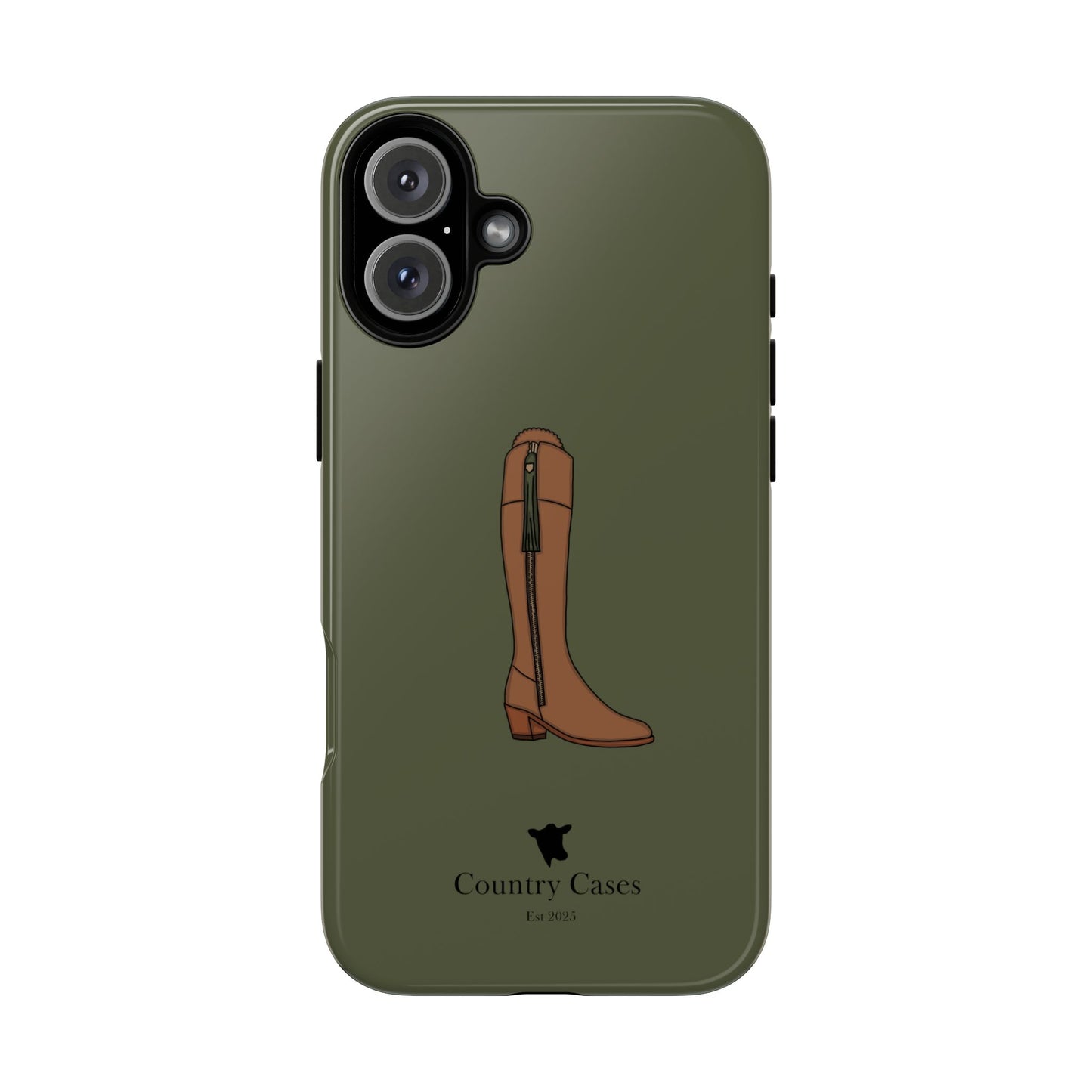 Green country boot case