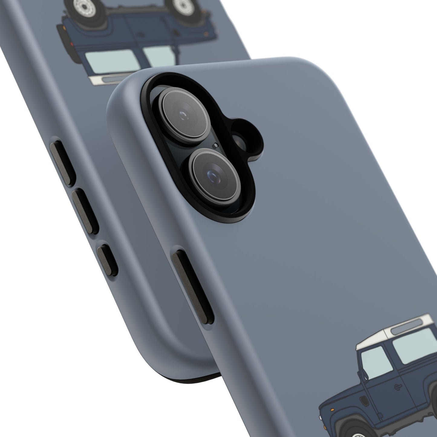 Blue landy phone case