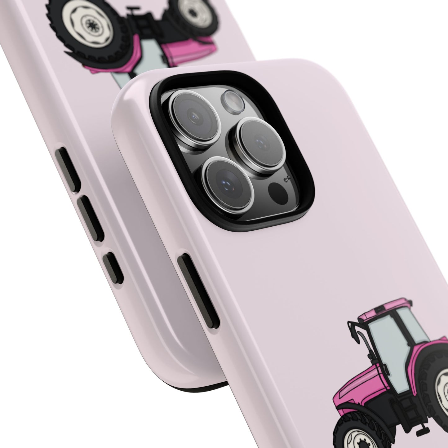 Pink tractor case