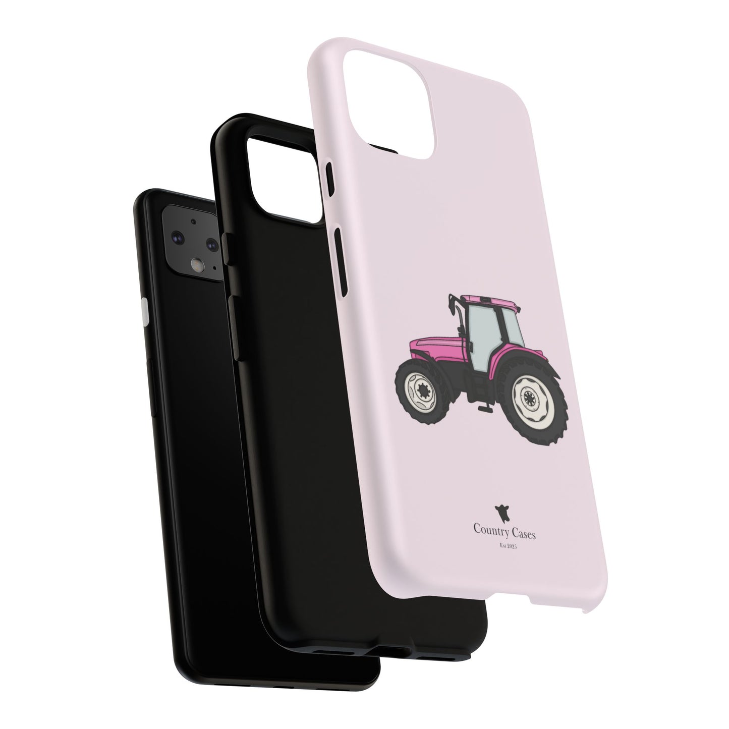 Android pink tractor case