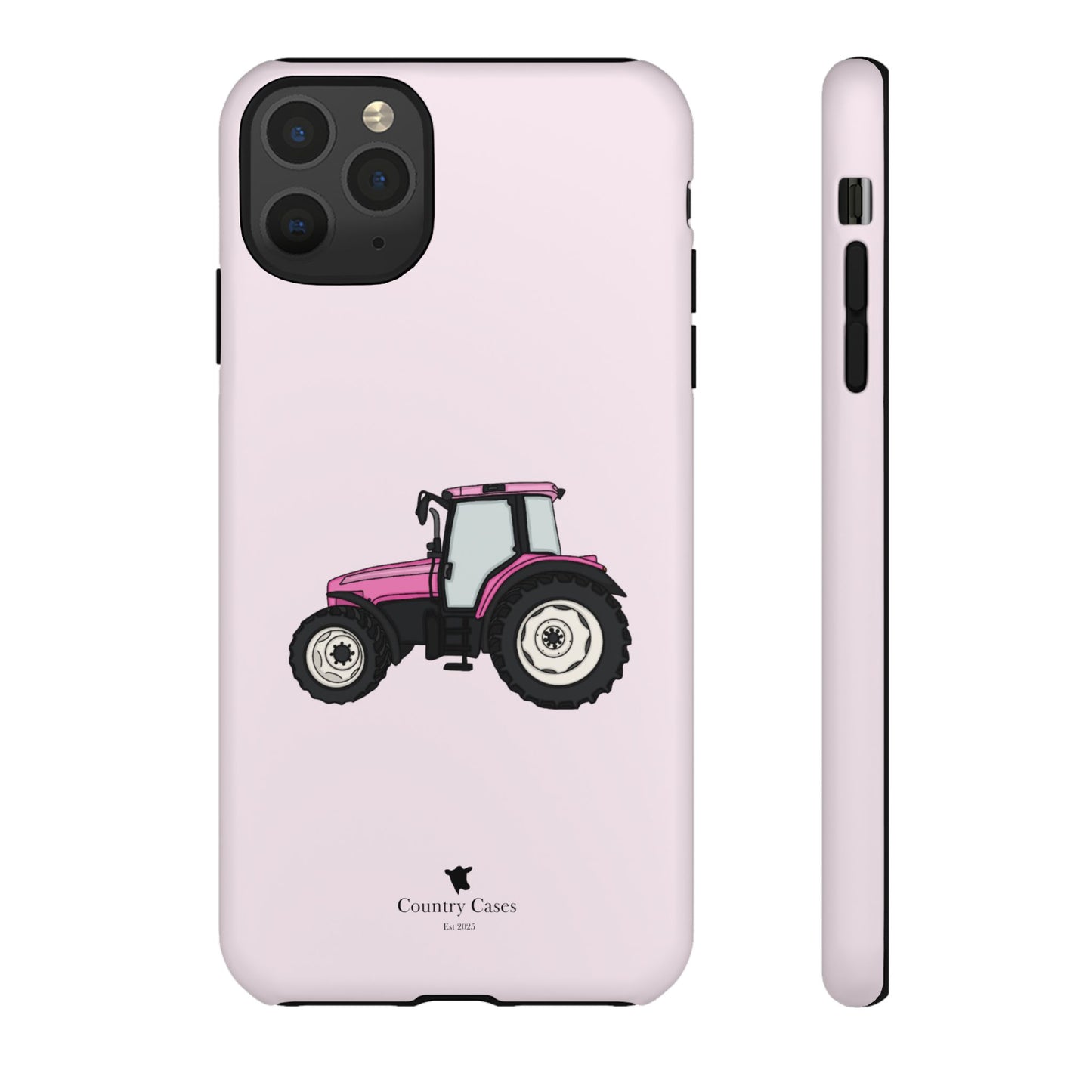 Pink tractor case
