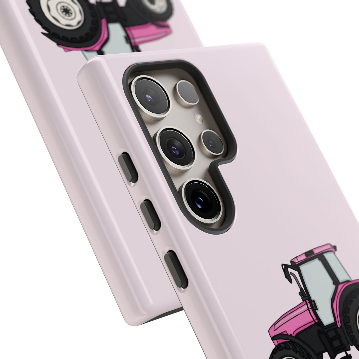 Android pink tractor case