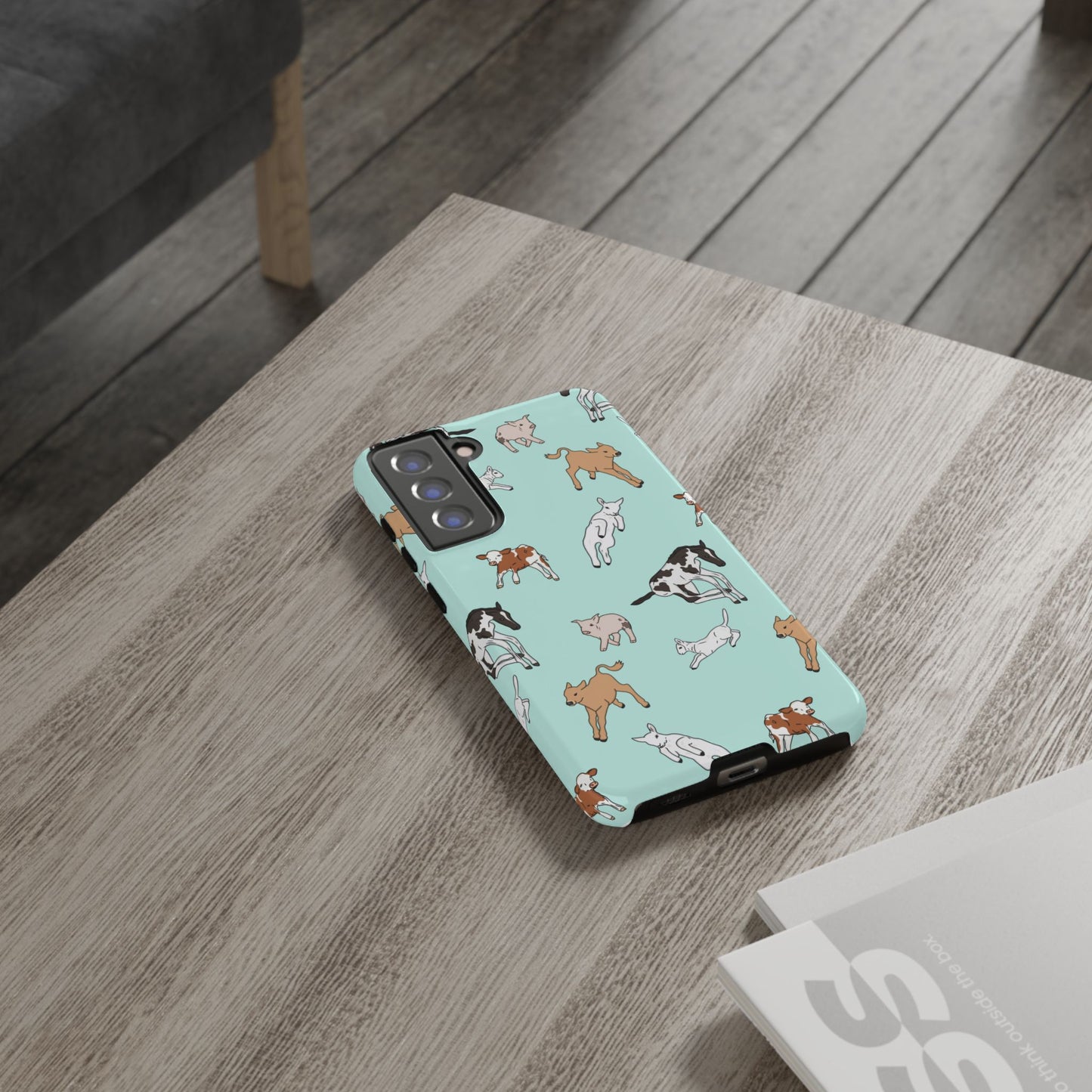 Android farmyard Freinds Blue Case