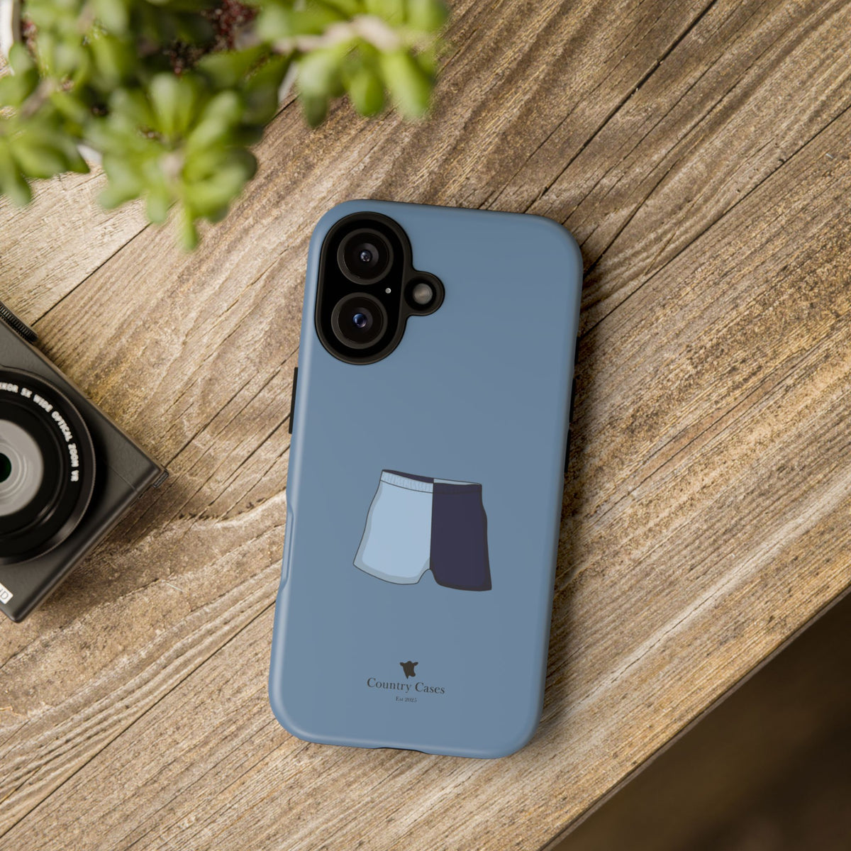 Blue Shorts Case