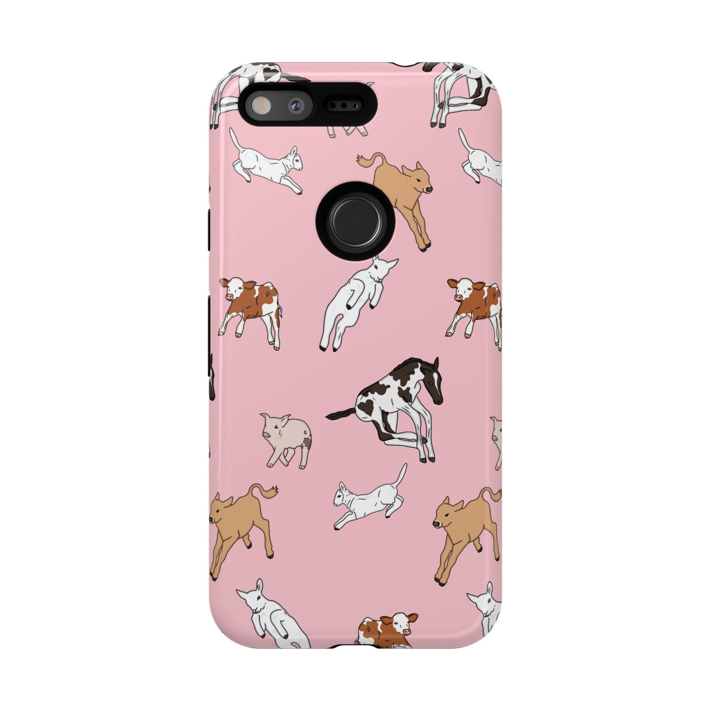 Android Farmyard Friends Pink Case