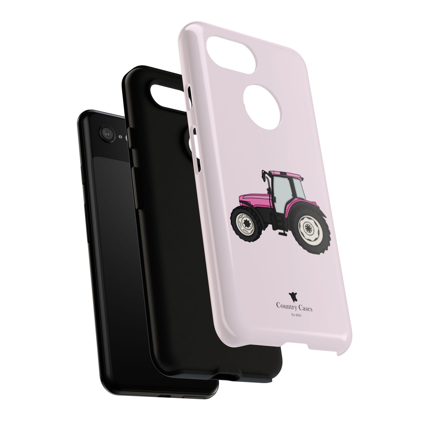 Android pink tractor case