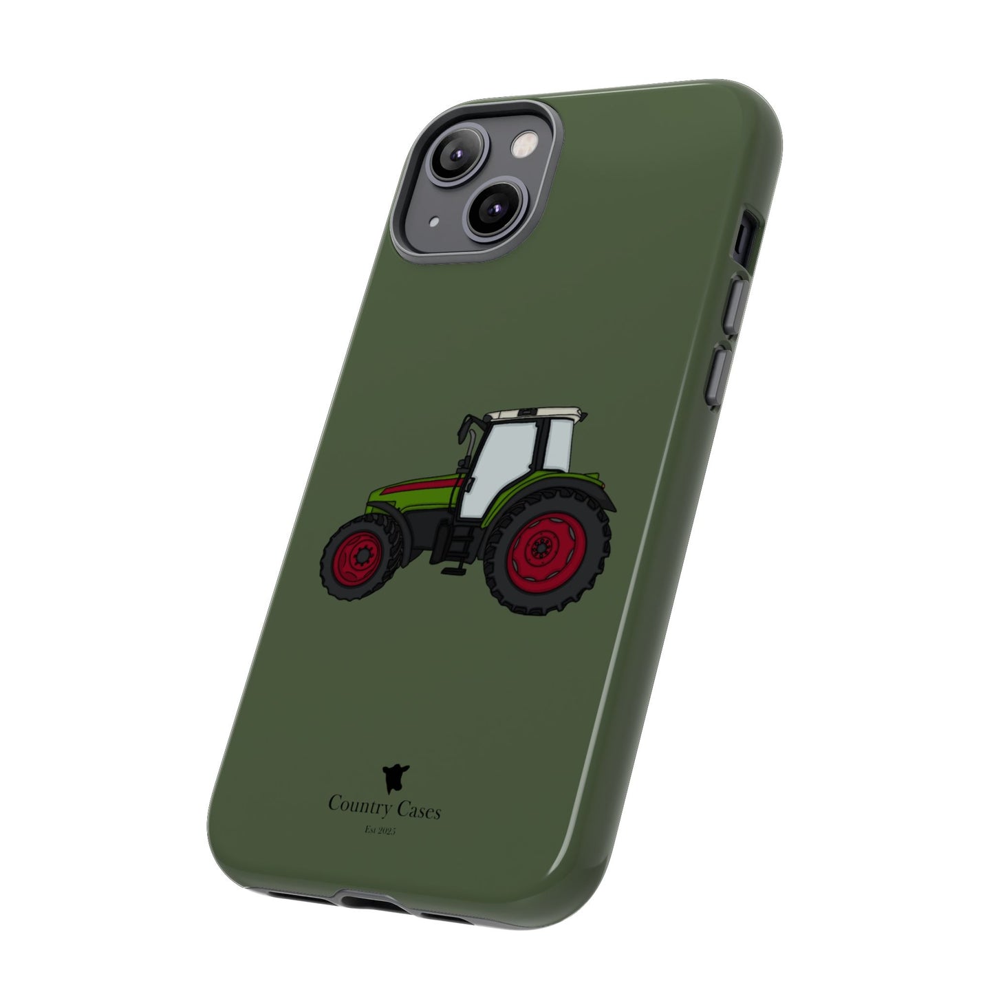 Green tractor case