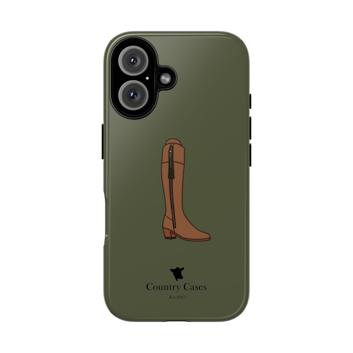Green country boot case