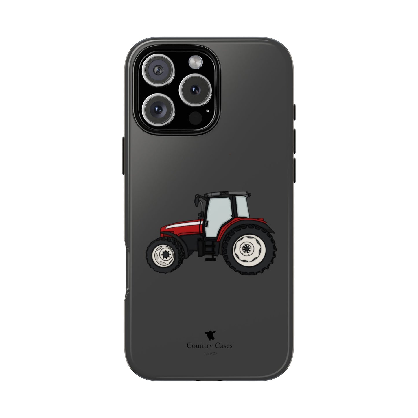 Red tractor case