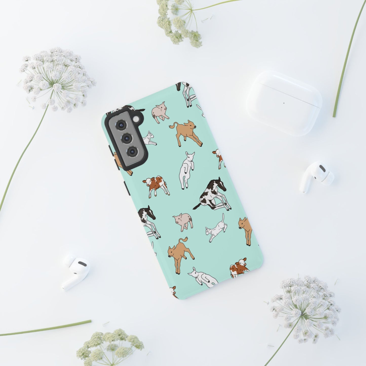 Android farmyard Freinds Blue Case